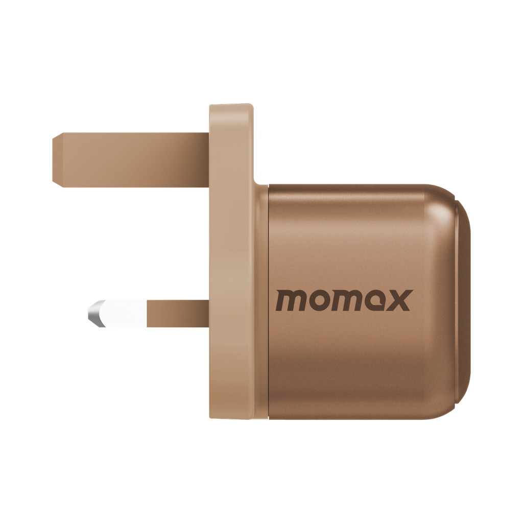 شاحن Momax 1-Charger بتقنية GaN بقوة 30 وات | رملي شاحن Momax 1-Charger بتقنية GaN بقوة 30 وات | رملي